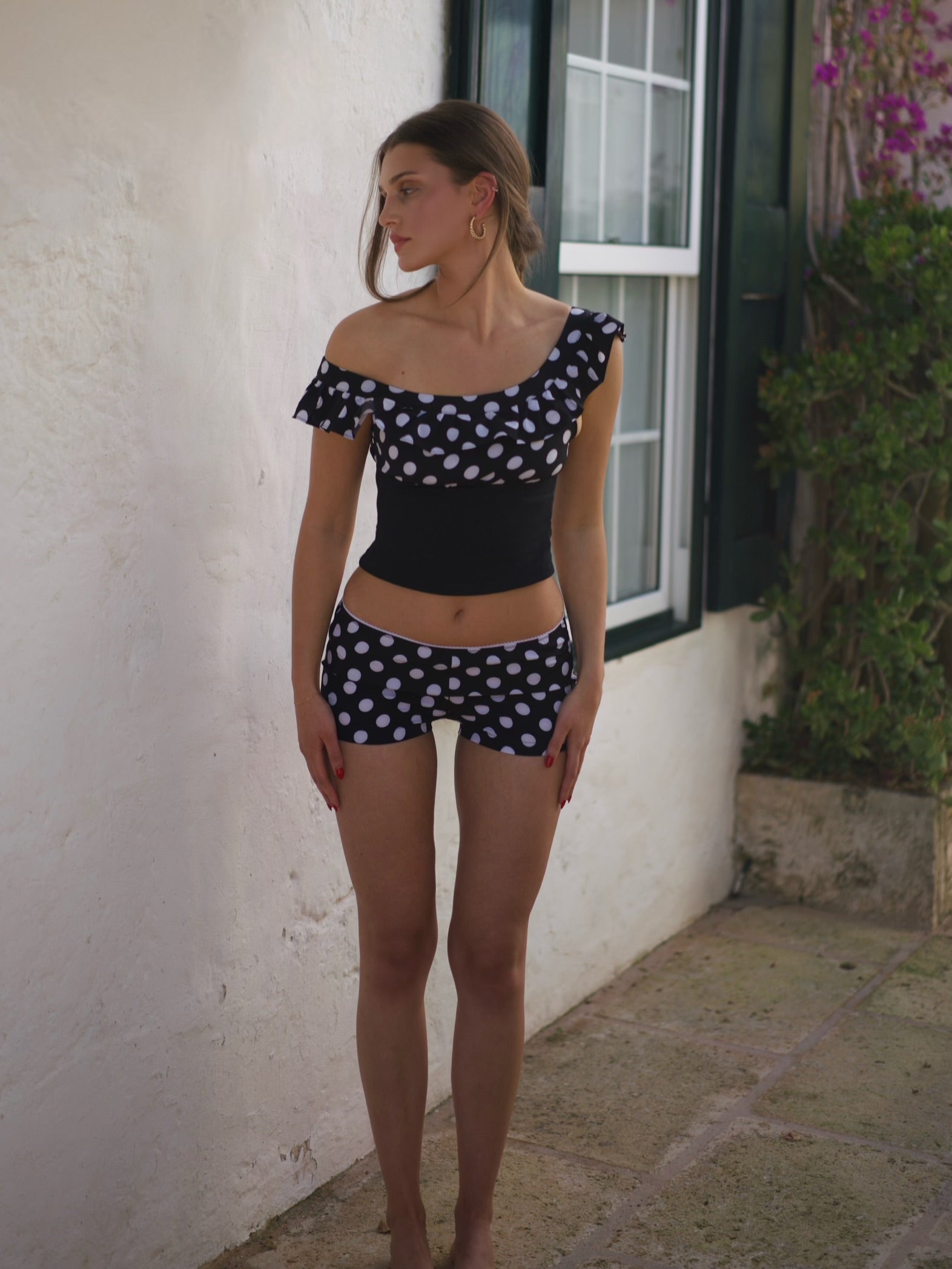 Alda Shorts - Polka Dot Black - Set Studio