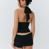 Alda Shorts - Mini Polka Dot Black - Set Studio