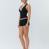 Alda Shorts - Mini Polka Dot Black - Set Studio
