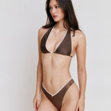 Rodeo Brown Halter Top - Set Studio