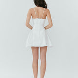 Isabella Mini Dress - White - Set Studio