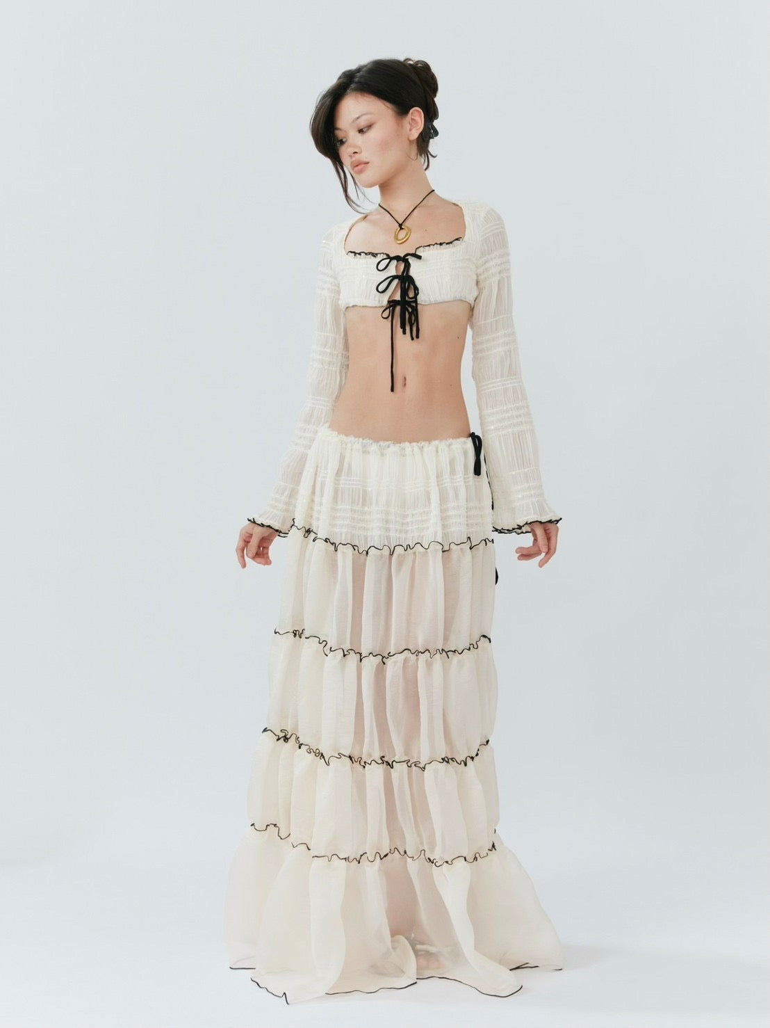 Elena Maxi Skirt - Set Studio