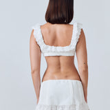 Doris Mini Skirt - White - Set Studio