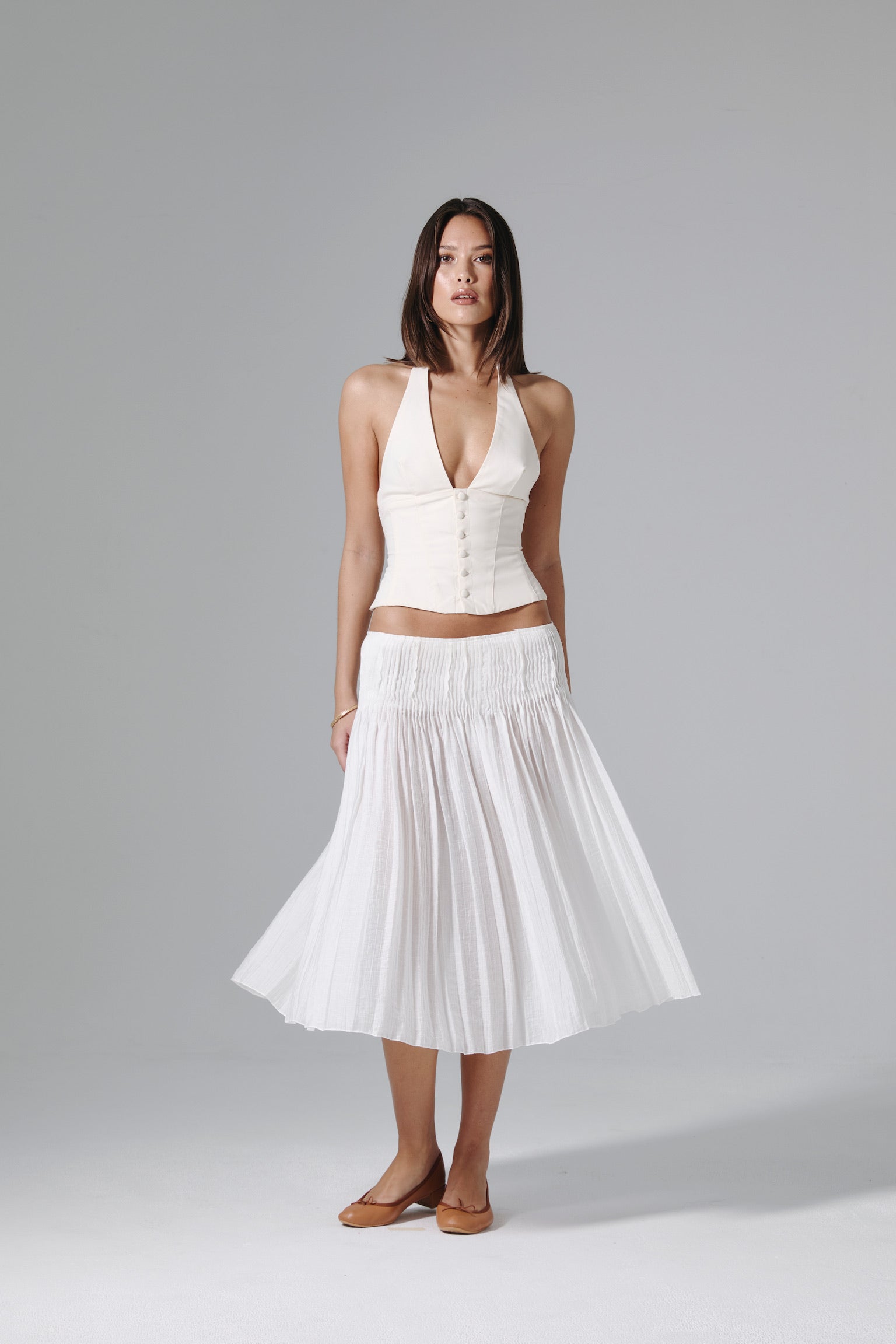 Aluna Midi Skirt - Aiumi