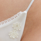 Marcia White String Bikini Bottom - Set Studio