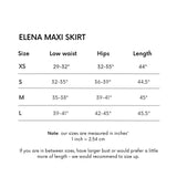 Elena Maxi Skirt - Set Studio