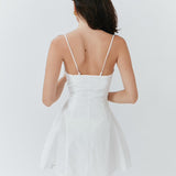 Isabella Mini Dress - White - Set Studio