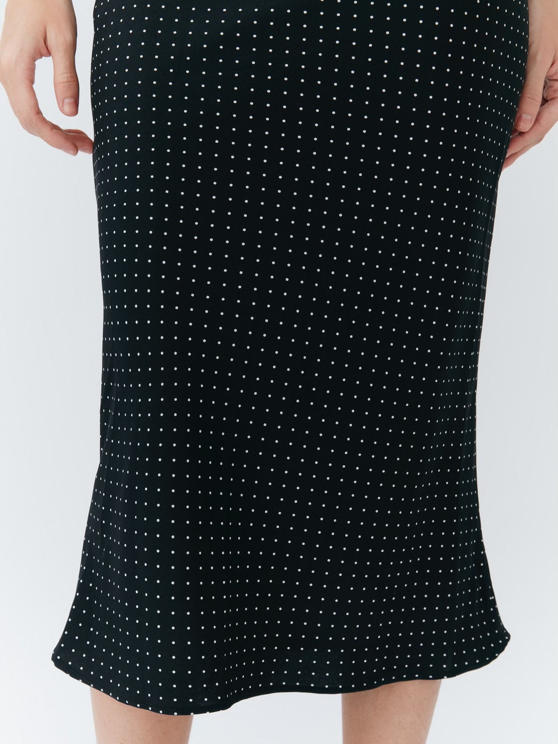Blossom Midi Dress - Polka Dot Black - Set Studio
