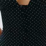 Rosanna Halter Top - Polka Dot Black - Set Studio