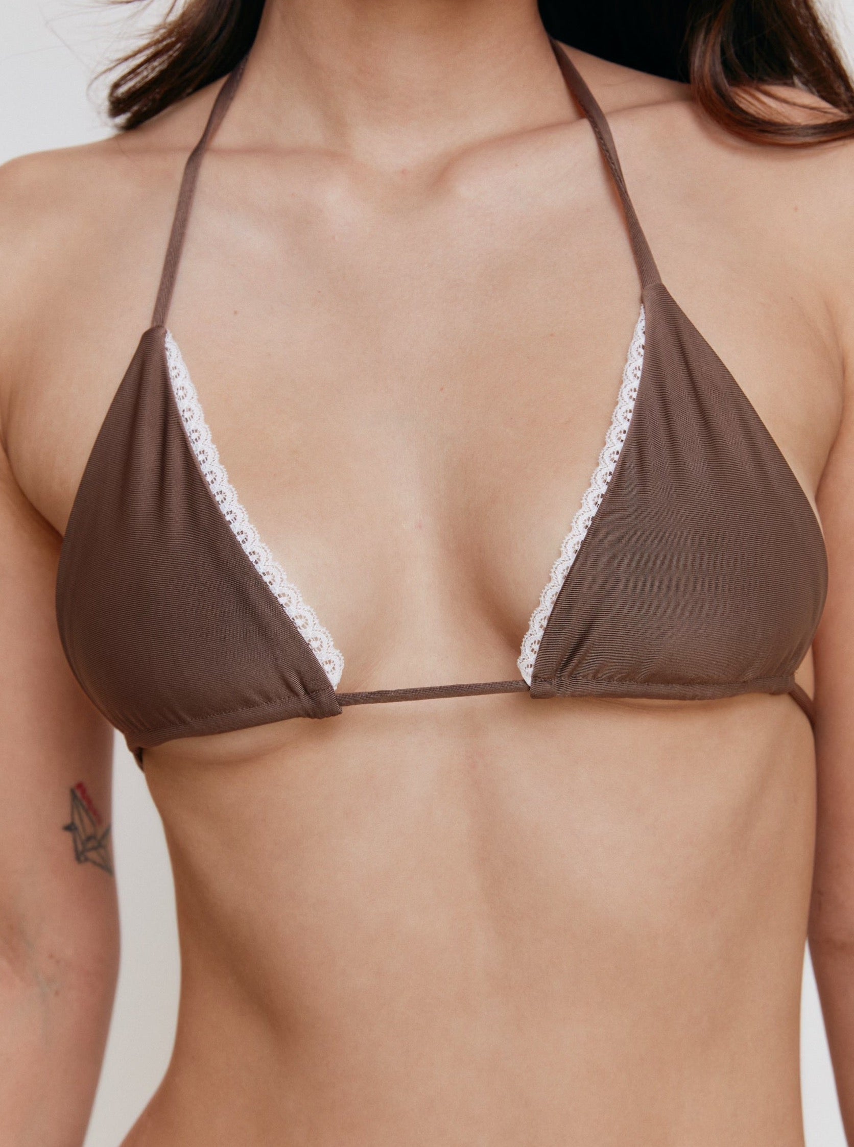 Isabel Brown String Bikini Bottom - Set Studio