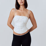 Isabella Top - White - Set Studio