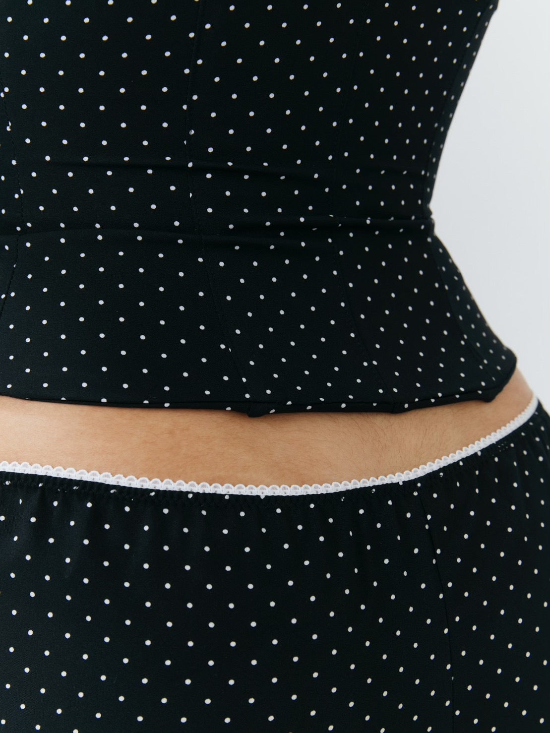 Alda Shorts - Mini Polka Dot Black - Set Studio