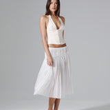 Rossana Halter Top - Ivory - Aiumi