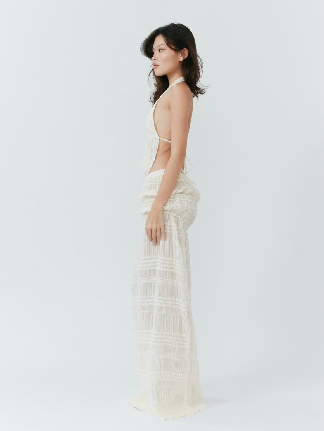 Rivera Halter Top - Seashell - Set Studio