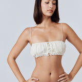 Coral Bralette Top - Ivory - Set Studio