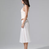 Rossana Halter Top - Ivory - Aiumi