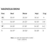Magnolia Bikini Top - Blue - Set Studio