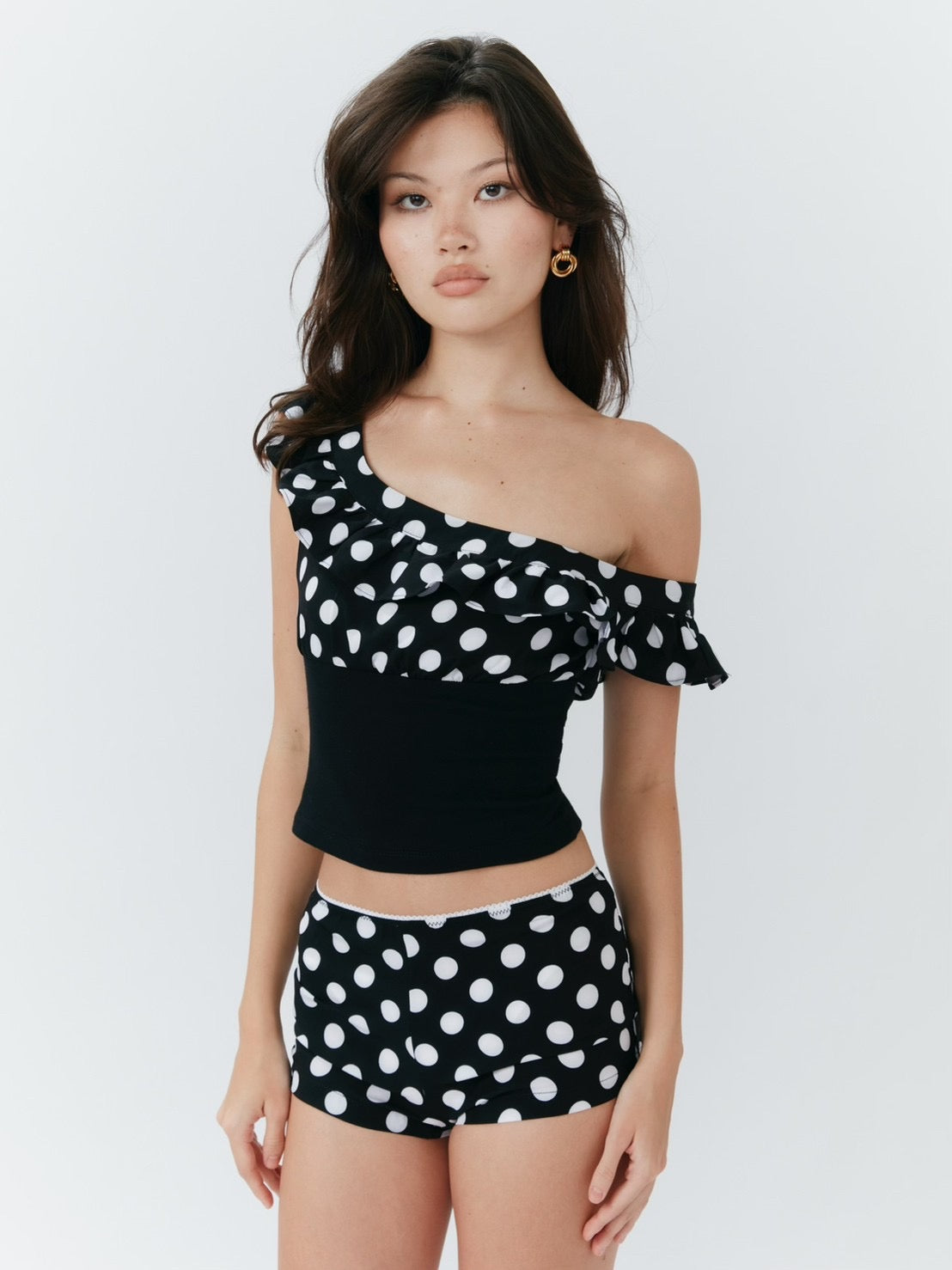 Alda Shorts - Polka Dot Black - Set Studio