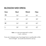 Blossom Midi Dress - Polka Dot Black - Set Studio