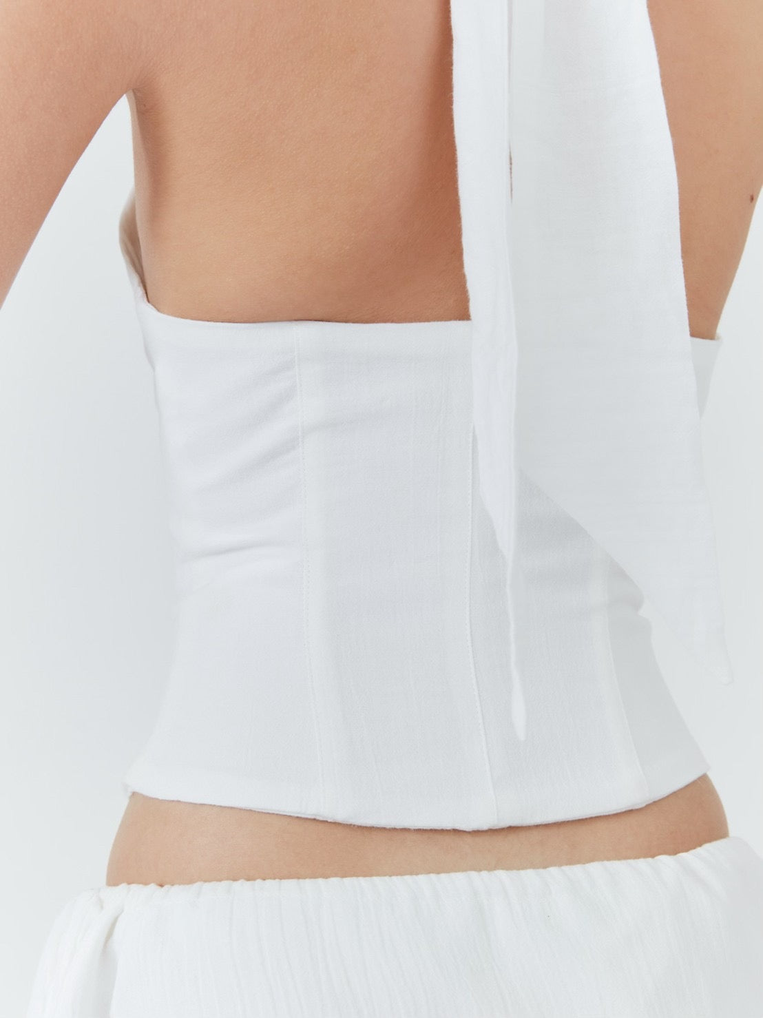 Rosanna Halter Top - White - Set Studio
