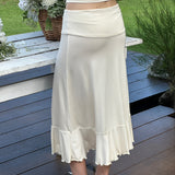 Masha Skirt - Ivory - Set Studio