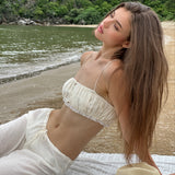 Coral Bralette Top - Ivory - Set Studio