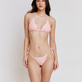 Carmen Pink String Bikini Bottom - Set Studio