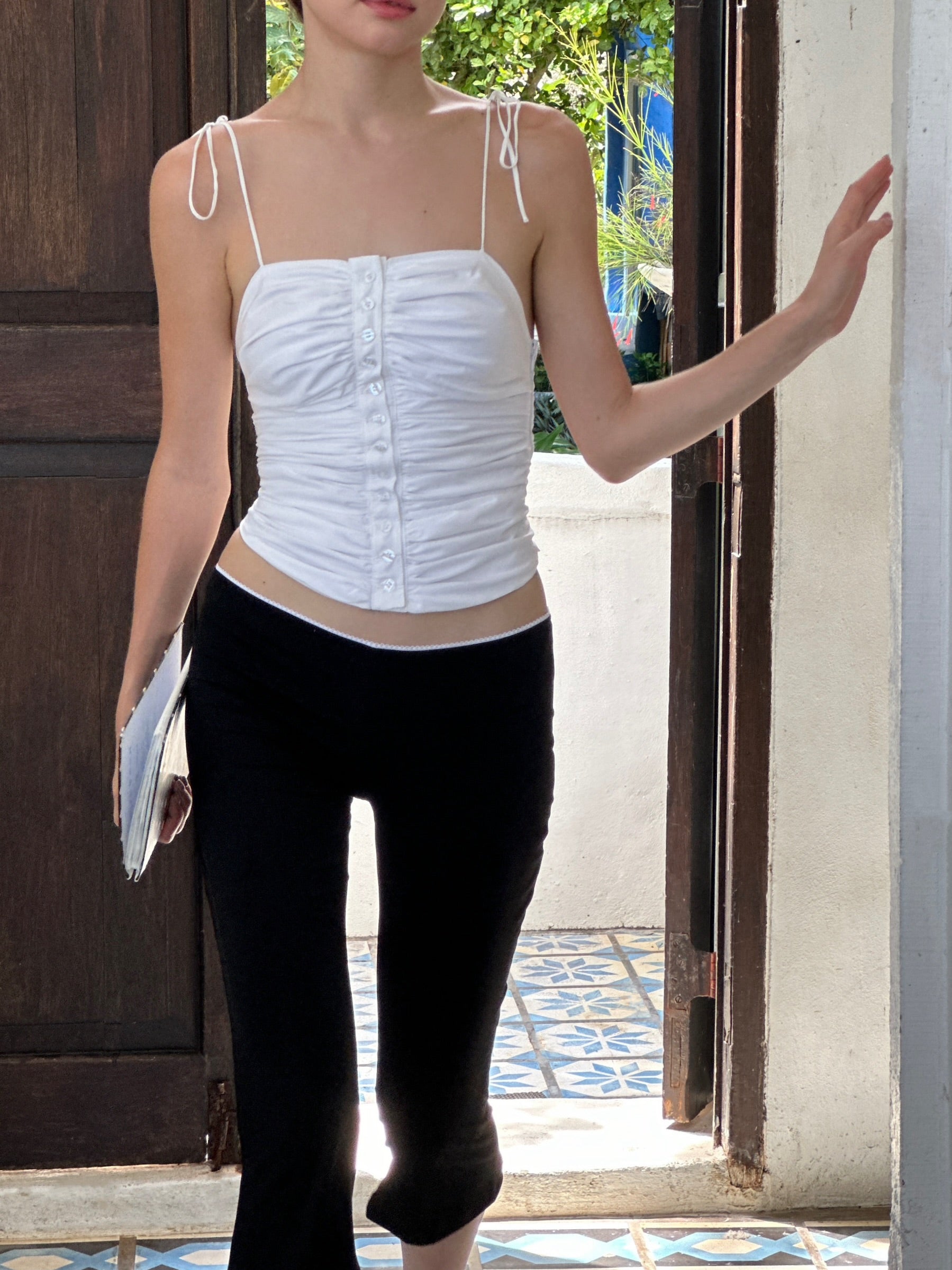 Isabella Top - White - Set Studio