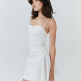 Isabella Mini Dress - White - Set Studio