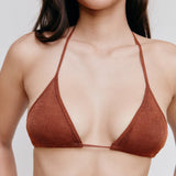 Ellie Bikini Top - Brown