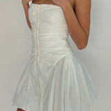 Isabella Mini Dress - White - Aiumi
