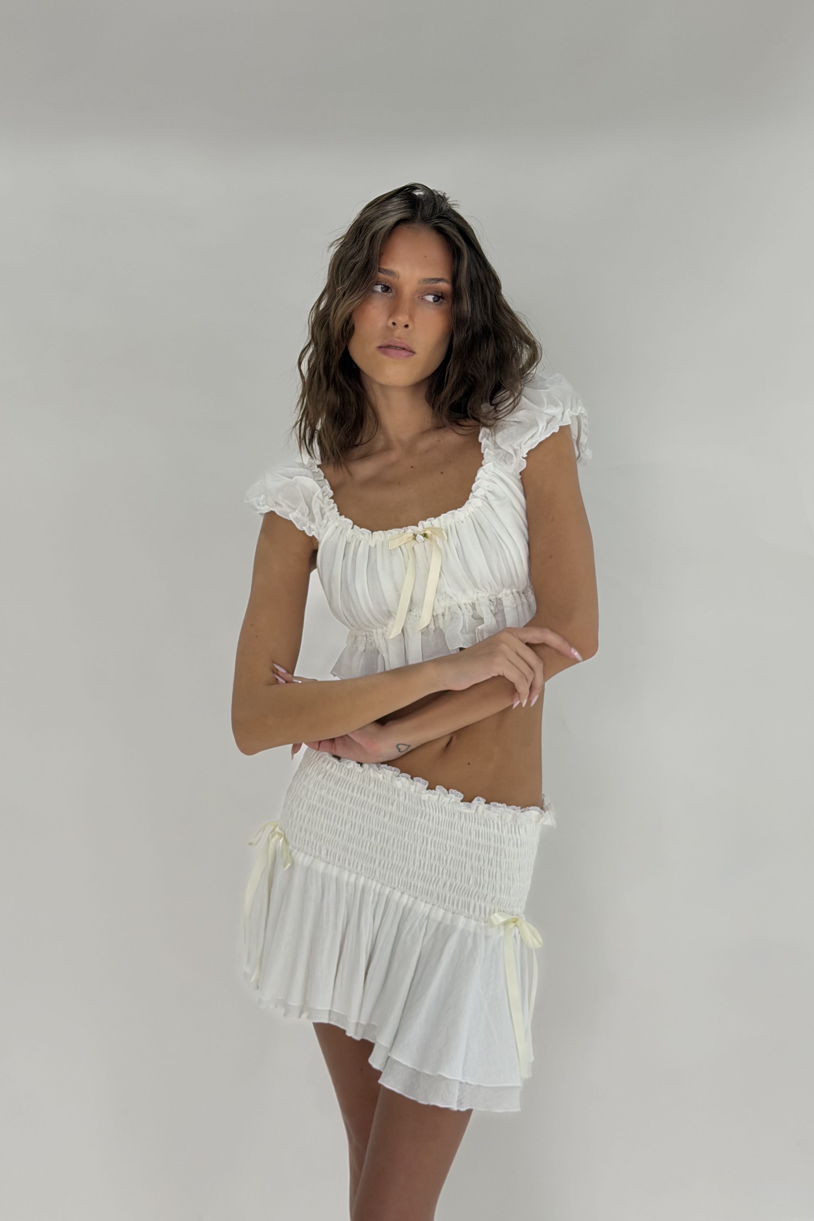 Sample Daisy Crop Top - Aiumi