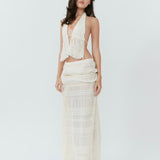 Rivera Halter Top - Seashell