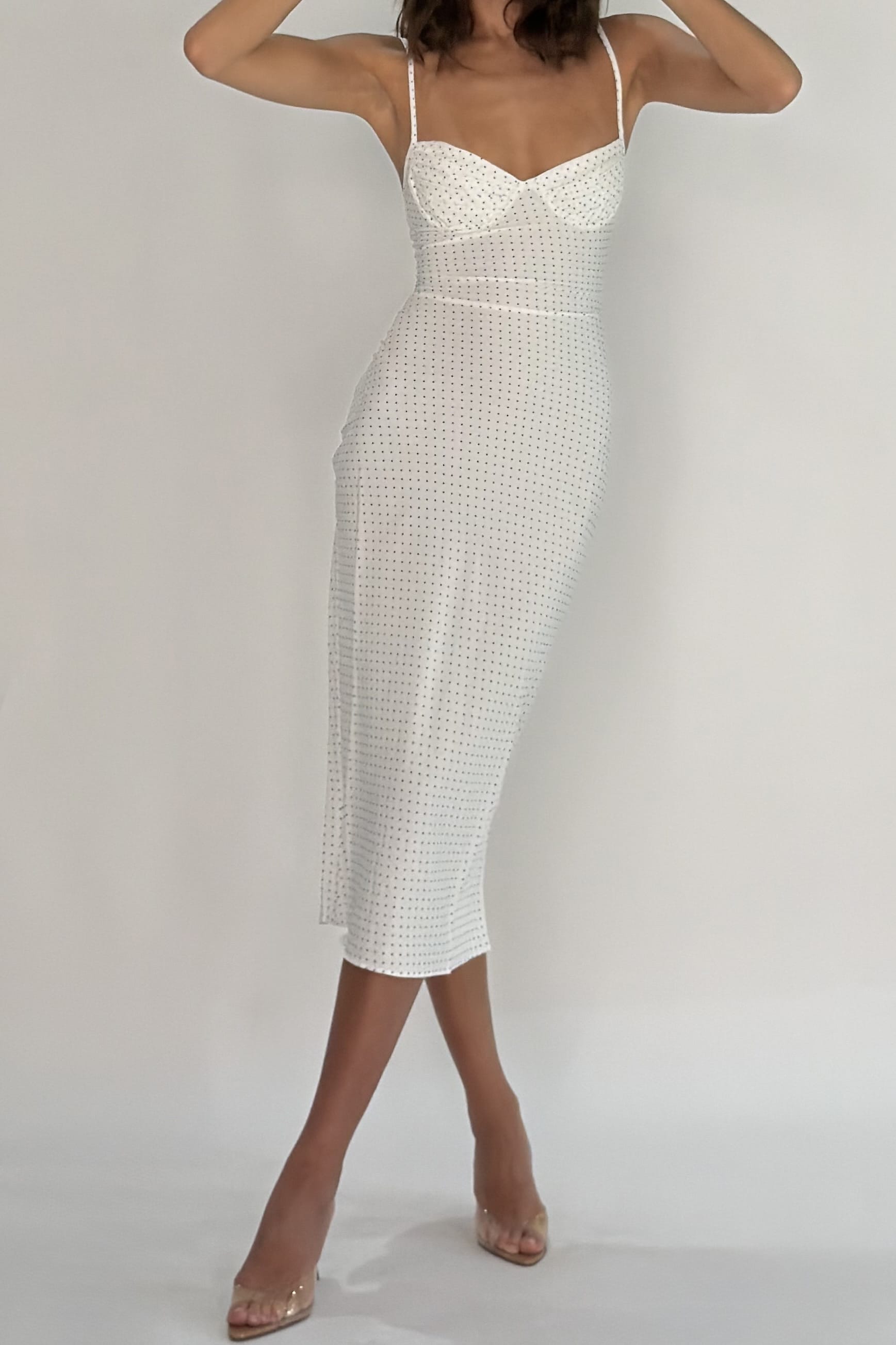 White Blossom midi dress - Aiumi