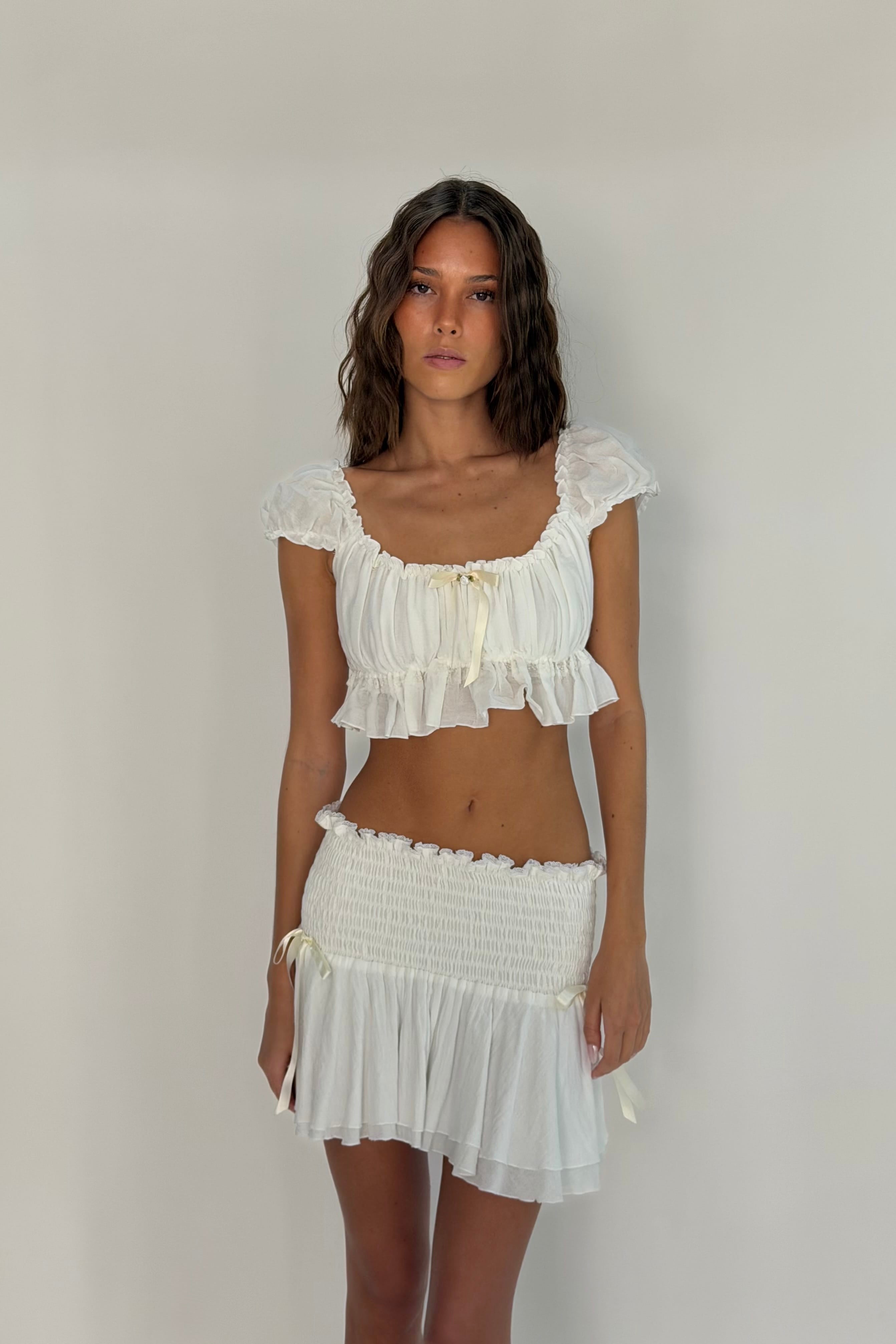 Sample Daisy Crop Top - Aiumi