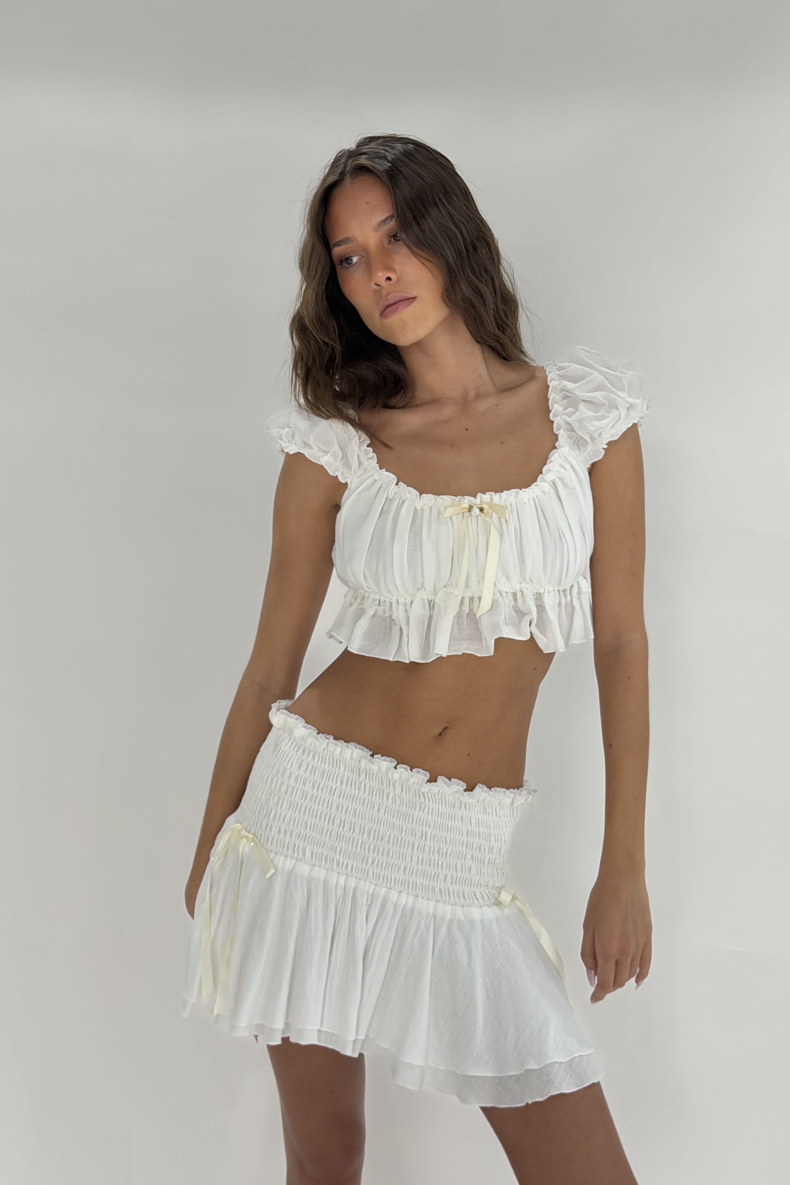 Sample Daisy Crop Top - Aiumi