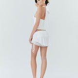 Rosanna Halter Top - White