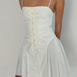 Isabella Mini Dress - White - Aiumi
