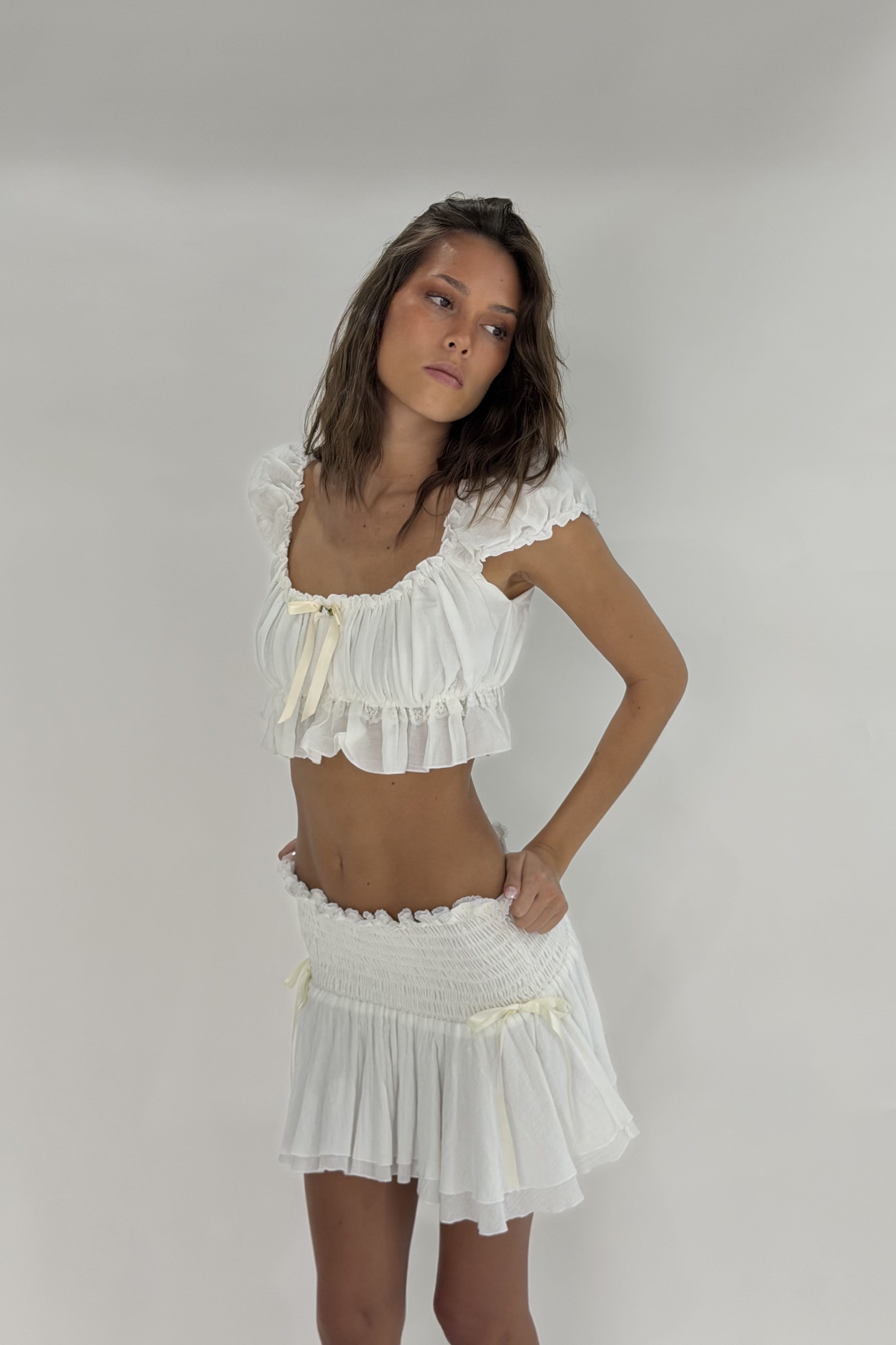 Sample Daisy Crop Top - Aiumi