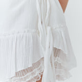 Poppy Mini Skirt - White