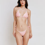 Carmen Pink Bikini Top
