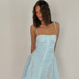 Isabella mini dress - ice blue - Aiumi