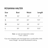Rosanna Halter Top - Brown