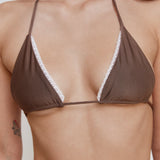 Isabel Brown String Bikini Bottom - Set Studio