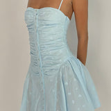 Isabella mini dress - ice blue - Aiumi