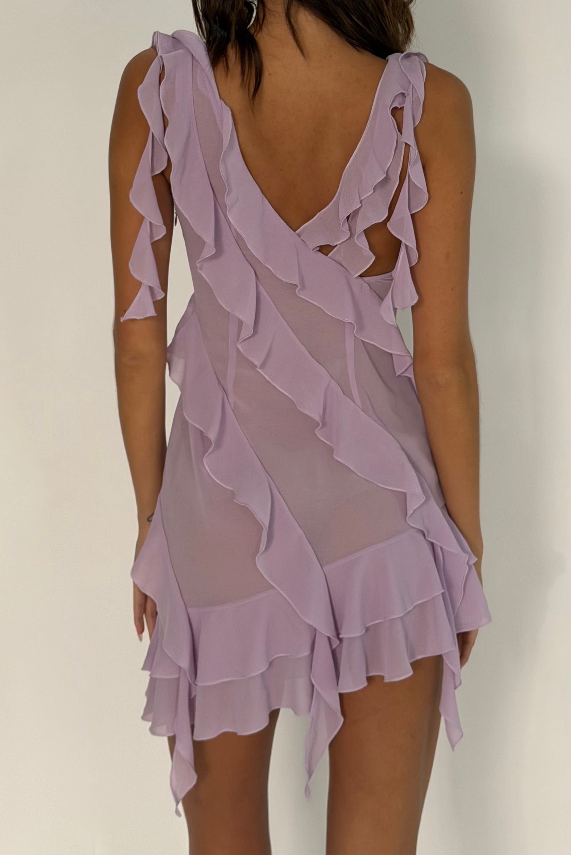 Sample Ruffle mini dress (X-Small) - Aiumi