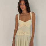 Sienna Mini Dress - Butter - Aiumi