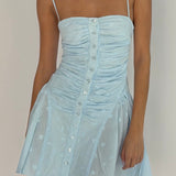 Isabella mini dress - ice blue - Aiumi