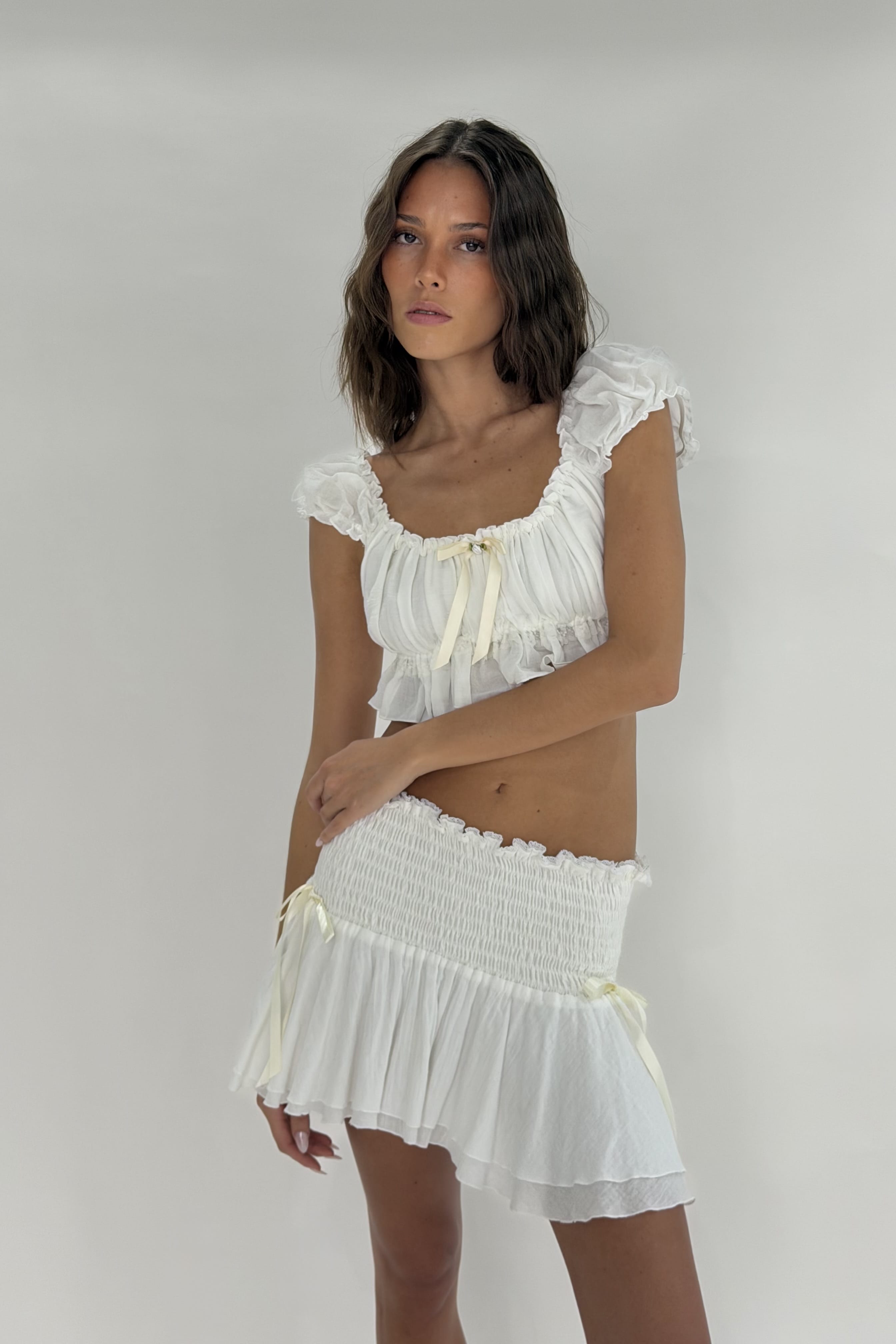 Sample Daisy Crop Top - Aiumi