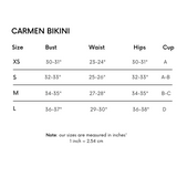 Carmen Black String Bikini Bottom - Set Studio